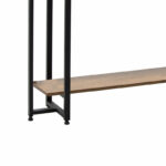 Console Nolan walnut-black 140x30x85cm - Image 3
