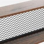 Bookcase Fifer walnut-black 120x27x185cm - Слика 4