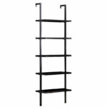 ѕидна полица Харис црна 60x22x200 см