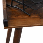 Office desk Brady  natural pine wood walnut 119x59x75cm - Image 3