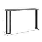 Console Bruce walnut 100x18x88cm - Слика 4