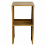 Side table Leofric oak melamine 30x30x60cm - Image 3