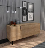 Buffet Sennan melamine oak 180x45x80cm - Слика 2