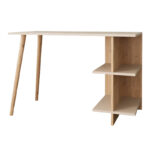 Работно биро Volet во нијанса на даб-антрацит 114x56x76 см