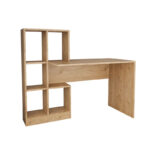 Работно биро со полица за книги Дастин во даб 118x56x112 см