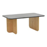 Beca table in oak-black shade 100x60x42cm