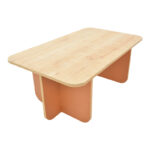 Boca table in oak-brick  shade 100x60x42cm - Слика 4