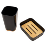 Bath accessories set 2pcs Nature pp black color - Слика 2
