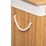 Laundry basket Natural in oak-white color 40x30x50cm - Image 2