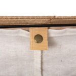 Laundry basket Natural in oak-white color 40x30x50cm - Image 3