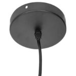 Ceiling light Flave Ε27 in black color D19x132cm - Image 3