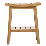Stool Dael bamboo natural color 39.5x25x46cm - Image 2