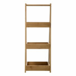 Floor shelf 3-storey Dafi bamboo natural 30x25.5x78cm - Слика 2