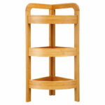 Floor shelf unit Jabez bamboo natural 23x23x61cm - Image 2