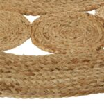 Lace carpet jute natural D120x1cm - Слика 2