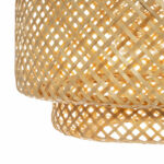 Liby Ε27 bamboo ceiling light natural D40x38cm - Слика 2