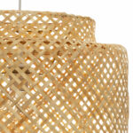Liby Ε27 bamboo ceiling light natural D40x38cm - Слика 3