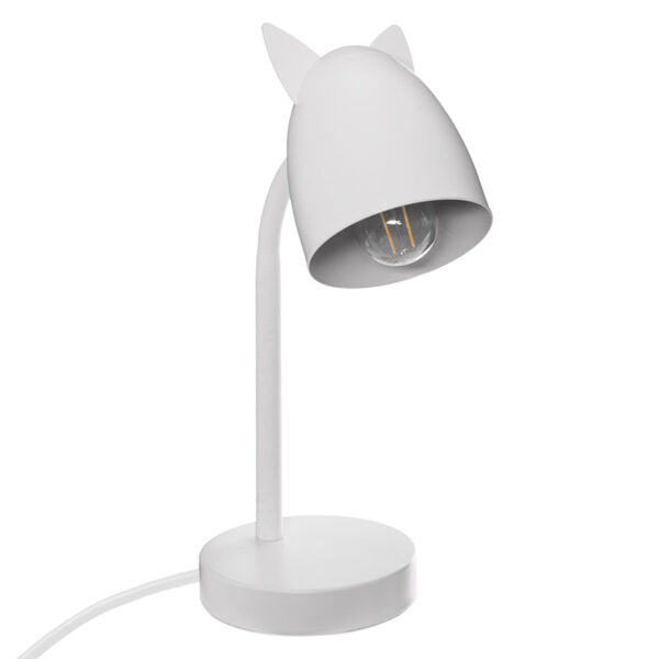 Desk lamp Lucian E14 white 18x12,5x31cm