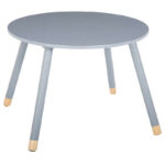 Children's table Playful grey-natural D60x43.5cm