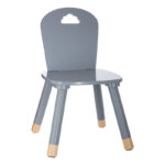 Children's chair Playful grey 32x31.5x50cm