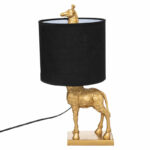Giraffe table lamp E27 black-gold 22.5x20x42cm - Слика 2