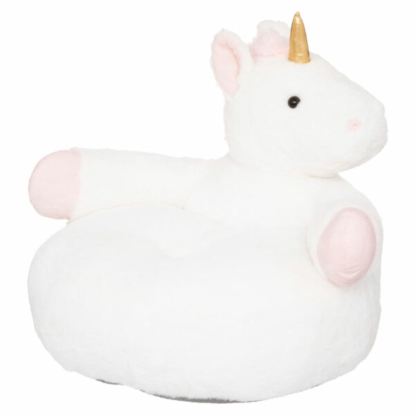 Children's armchair Unicorn white 48x42x45cm