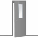Door mirror PWD-0111 polyresin-silver 34x1.7x94cmm - Слика 2