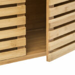 Bathroom bench for sink Sicela in natural color 60x28x80cm - Image 5