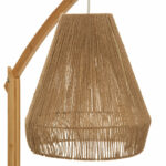 Floor lamp Sean E27 60W bamboo beige 52x30x158cm - Слика 4
