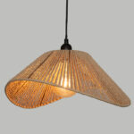 Single light ceiling lamp PWL-1212 E27 40W beige 45x40x17cm - Слика 2