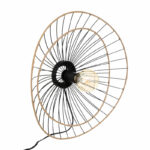 Alara E27 40W златно-црна ѕидна светилка D45x11cm