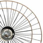 Alara E27 40W golden-black wall lamp D45x11cm - Слика 3