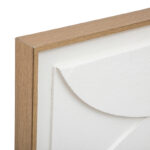 Wall deco Louna white-natural mdf 55x4x75cm - Слика 2