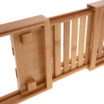 Bath tray rack Platon bamboo natural 70x15x4.5cm - Слика 5