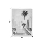 Walll art with frame Palmy mdf 58x2.6x78cm - Слика 3