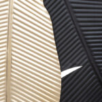 Wall deco Leefle black-golden metal 46.5x3x112.5cm - Слика 2