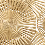 Wall deco Circlie golden metal 99x4x71cm - Image 2