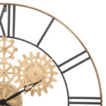 Wall clock Isea golden-black metal D90x4.5cm - Слика 2
