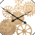 Wall clock Isea golden-black metal D90x4.5cm - Слика 3