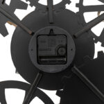 Wall clock Isea golden-black metal D90x4.5cm - Слика 4