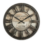 Wall clock Robin antique bronze pp D21x5cm