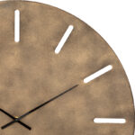 Wall clock Inacio bronze metal D55x3.55cm - Image 2