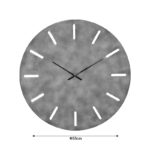 Wall clock Inacio bronze metal D55x3.55cm - Image 3