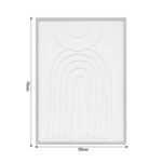 Wall art canvas Bobby mdf 50x2.6x70cm - Слика 3