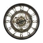Wall clock Sarkis antique bronze pp D51x7.55cm