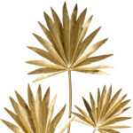 Wall deco Feelty golden metal 36.5x2x73cm - Image 2