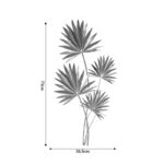 Wall deco Feelty golden metal 36.5x2x73cm - Image 3