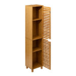 Wall cabinet-column Sicela in natural color 33x28x168cm - Image 2