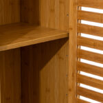 Wall cabinet-column Sicela in natural color 33x28x168cm - Image 4