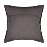 Deco cushion Glober in dark grey color 45x45cm - Image 2